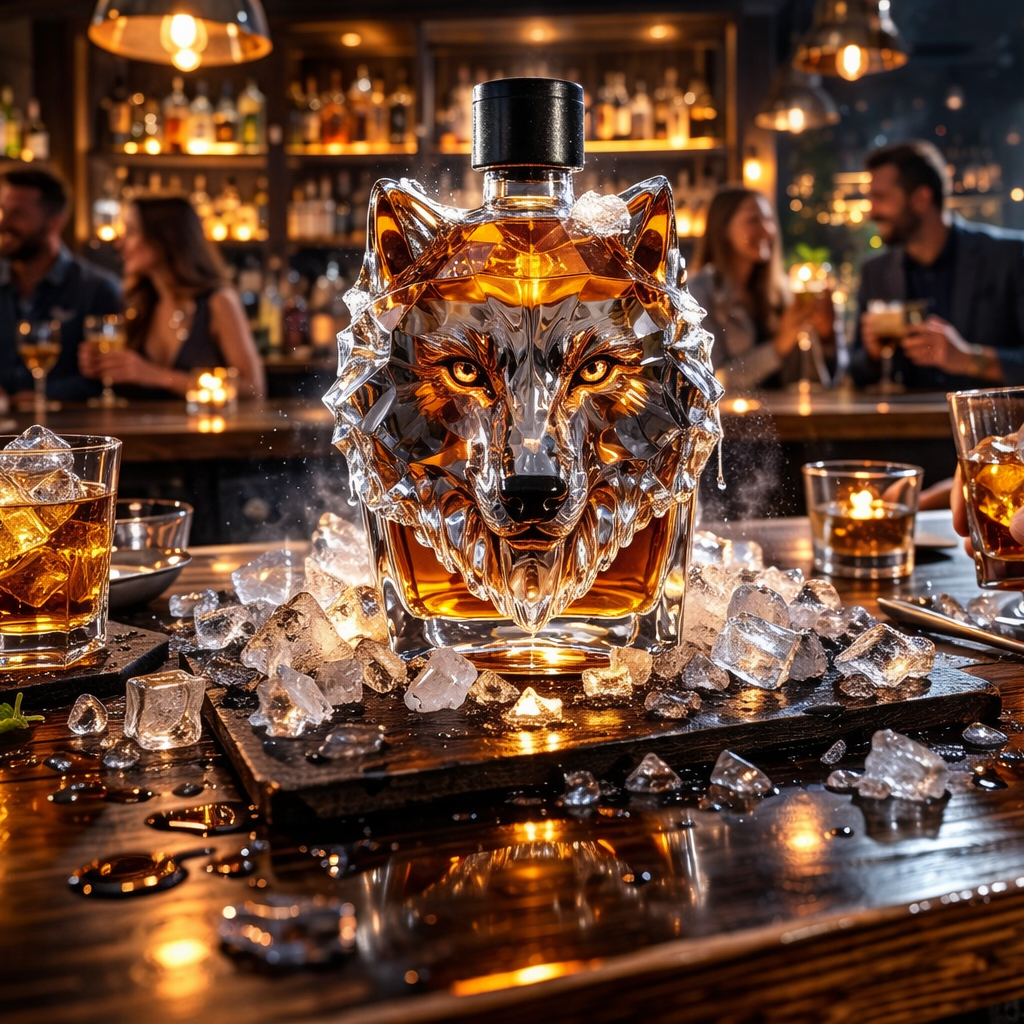 Wolf Head Liquor Decanter (350ml | 11.8fl oz)