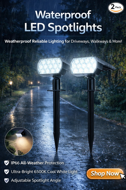 Bright Solar Waterproof Garden Lights