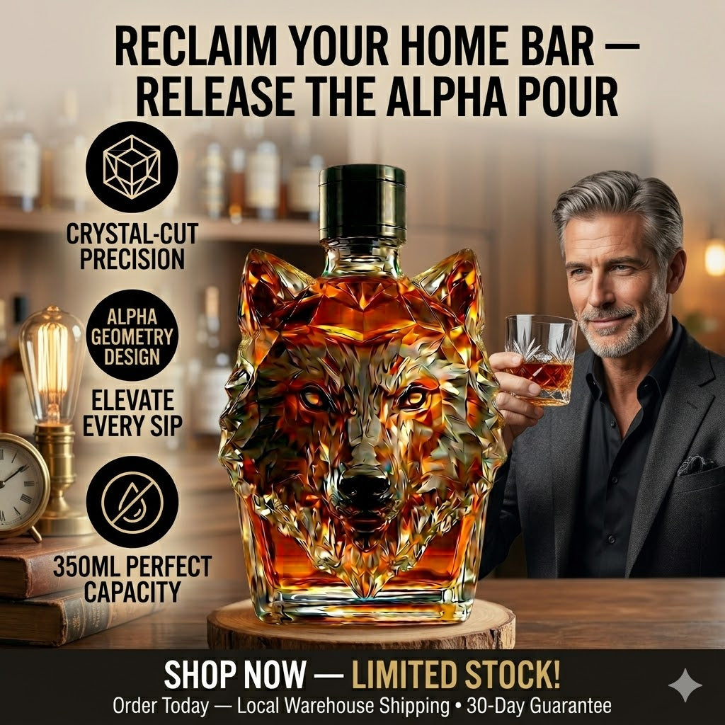 Wolf Head Liquor Decanter (350ml | 11.8fl oz)
