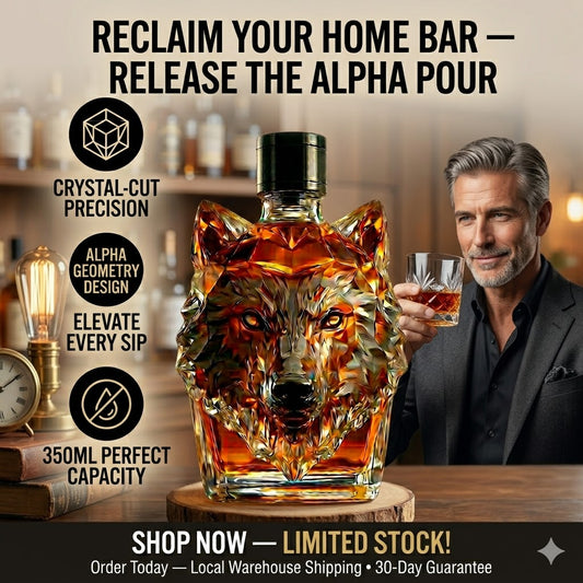 Wolf Head Liquor Decanter (350ml | 11.8fl oz)