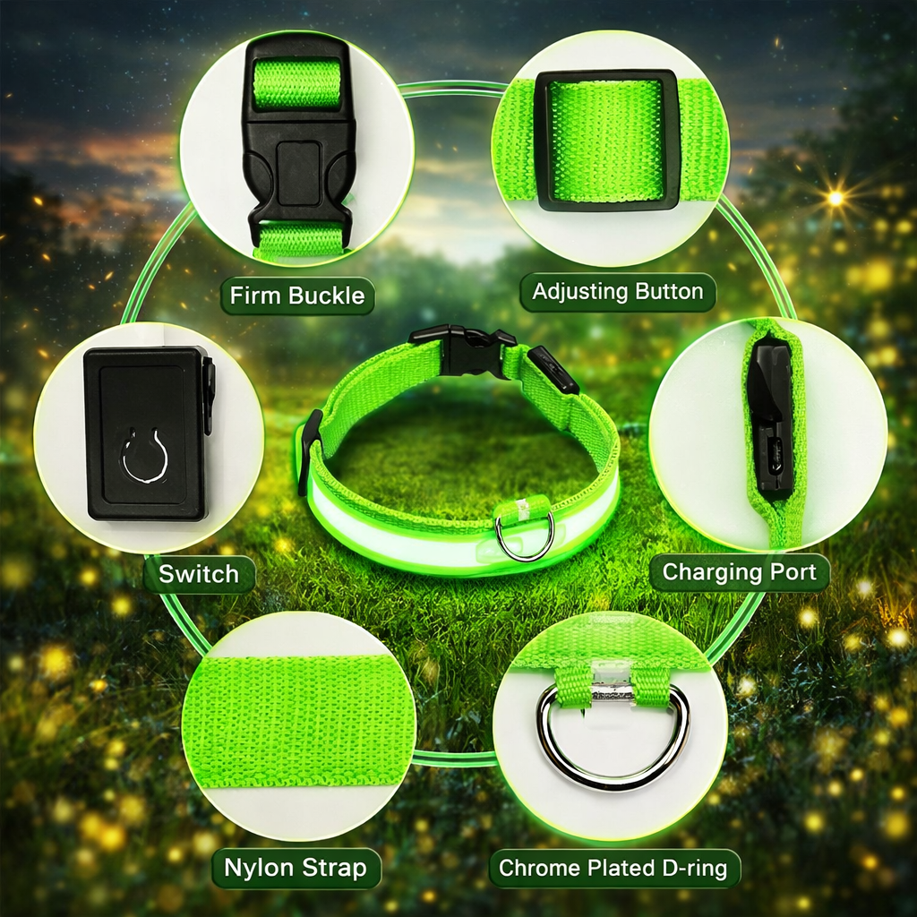 Light Up Safety Dog Collar