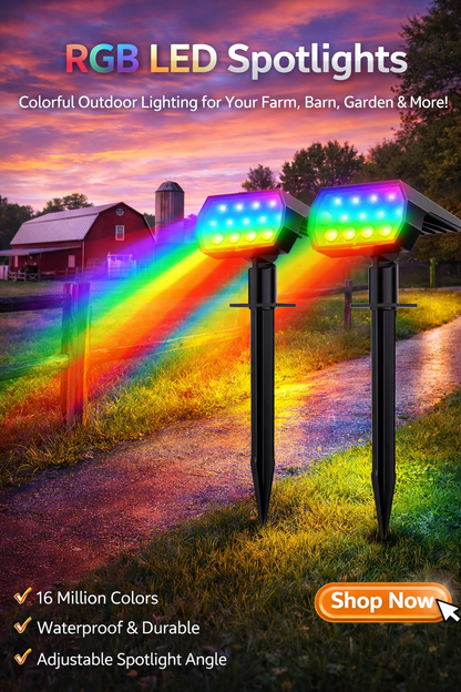 Bright Solar Waterproof Garden Lights