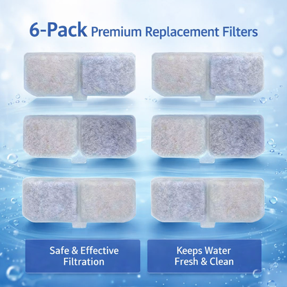 Filtered Fresh‑Flow Cat Drinker