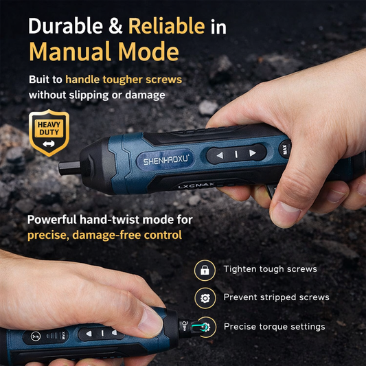 Cordless Rechargeable Electric Screwdriver Set