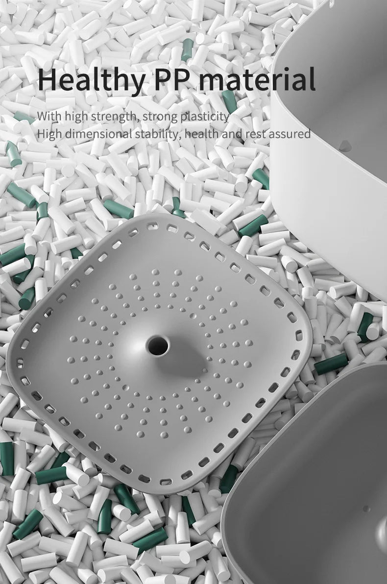 Filtered Fresh‑Flow Cat Drinker