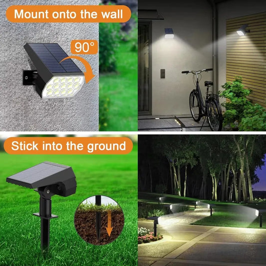 Bright Solar Waterproof Garden Lights