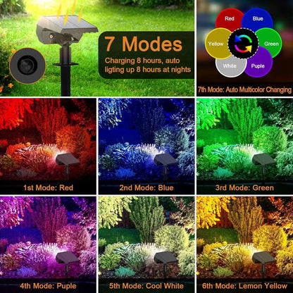 Bright Solar Waterproof Garden Lights