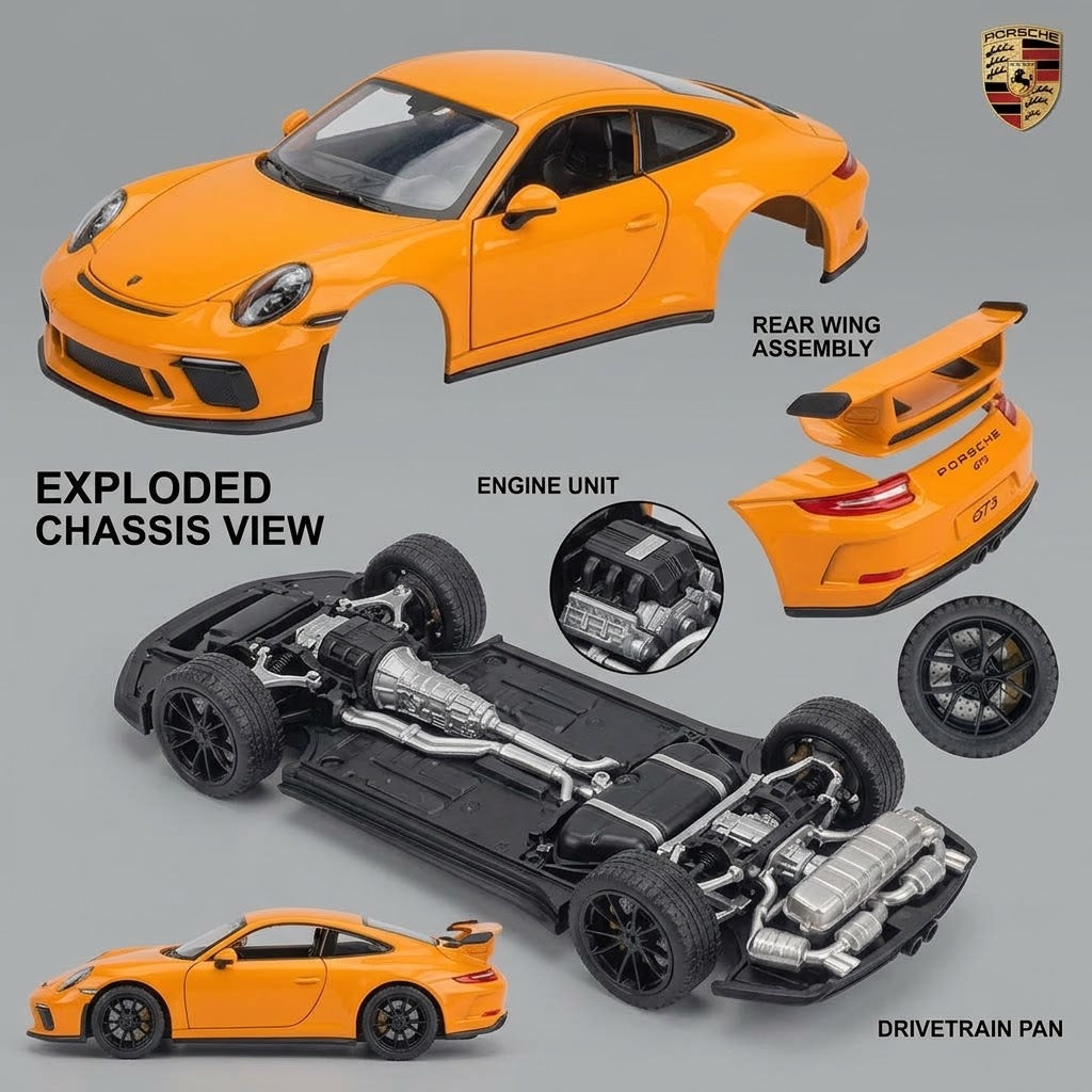 High‑Detail 911 GT3 RS Model